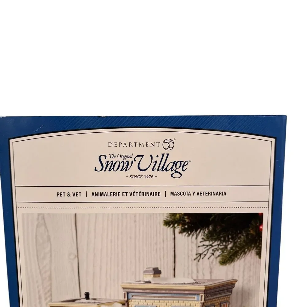Dept‎ 56 Pet & Vet Snow Village 6011434 BRAND NEW 2023 Pet & Vet 6011434